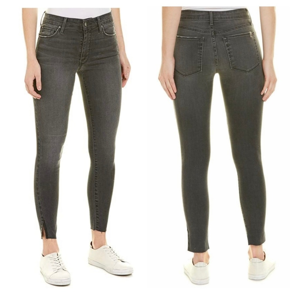 Joes‎ Jeans size 29 The Charlie High Rise Skinny Ankle Madrid Grey Side Slit